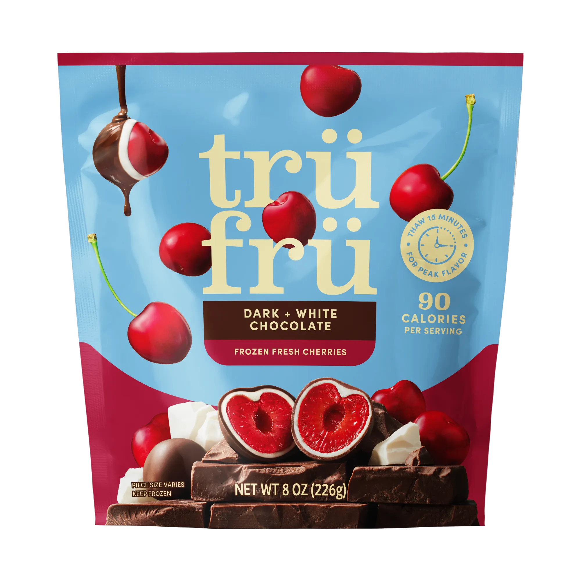 Cherries Dark & White Chocolate 8 oz
