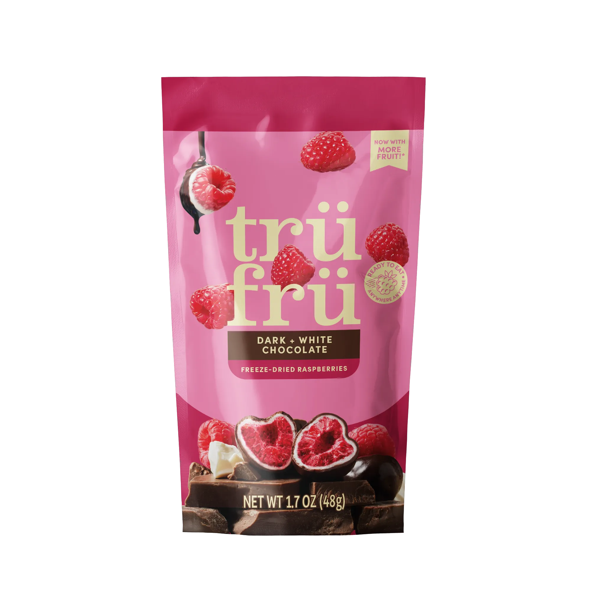Nature's Raspberries Dark & White Chocolate 2.1 oz