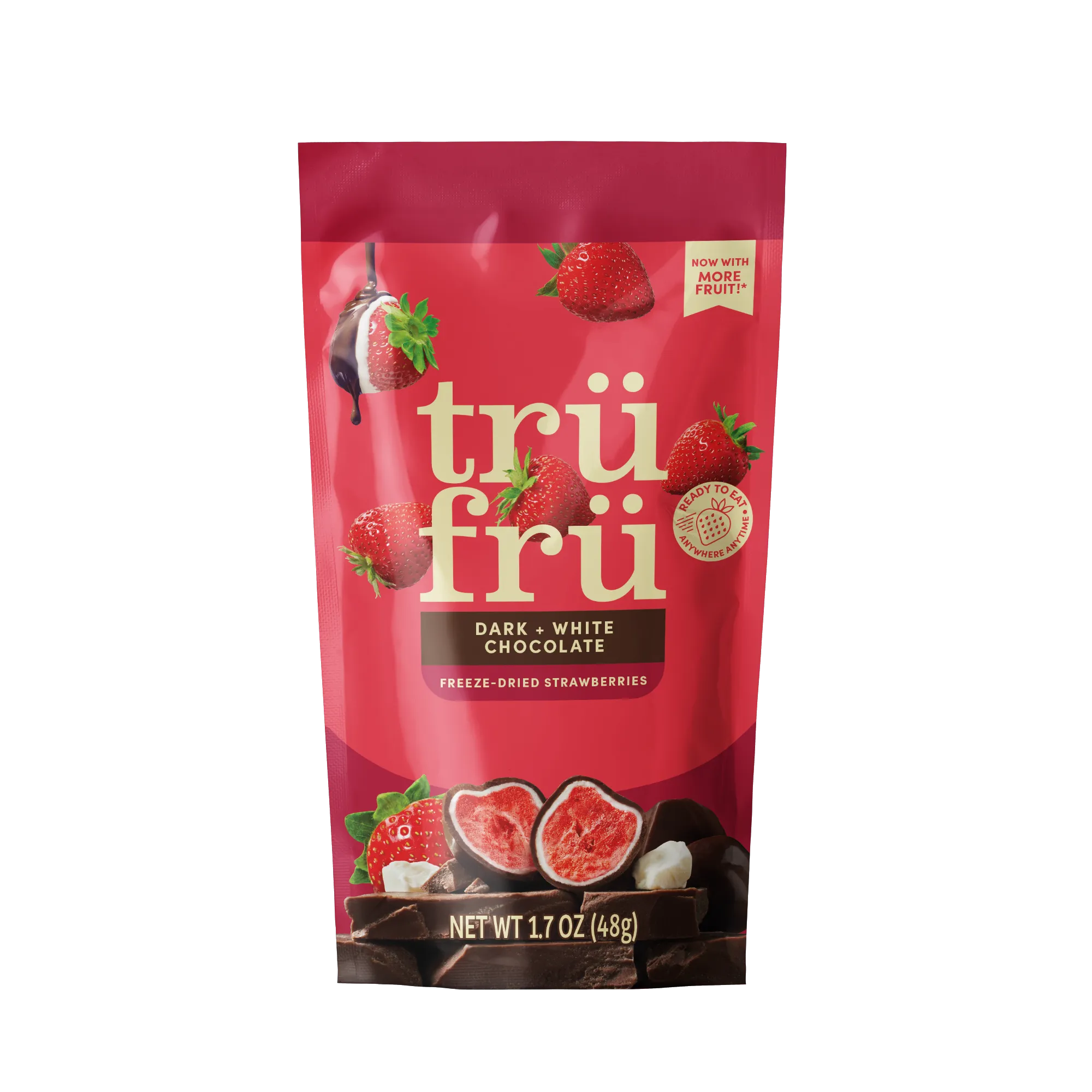 Nature's Strawberries Dark & White Chocolate 2.1 oz