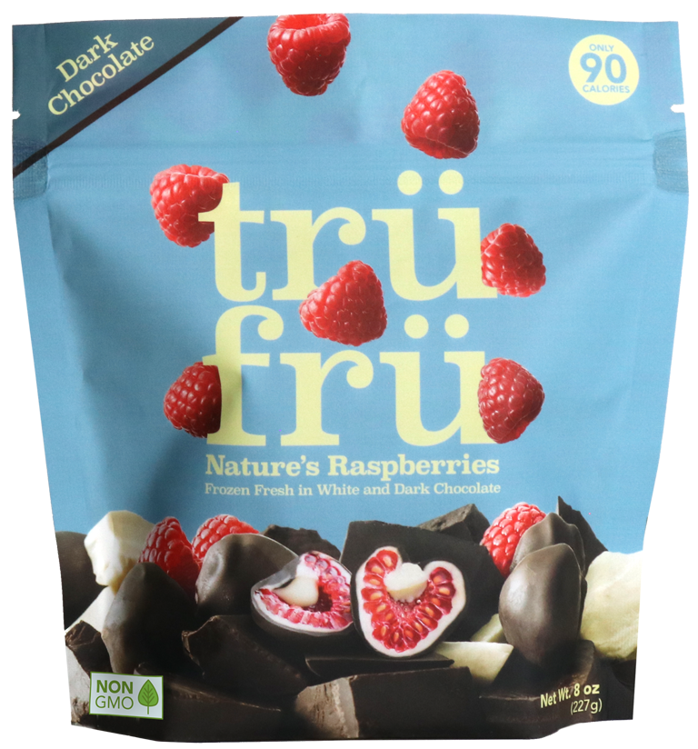 Raspberries White & Dark Chocolate 8 oz - TruFru