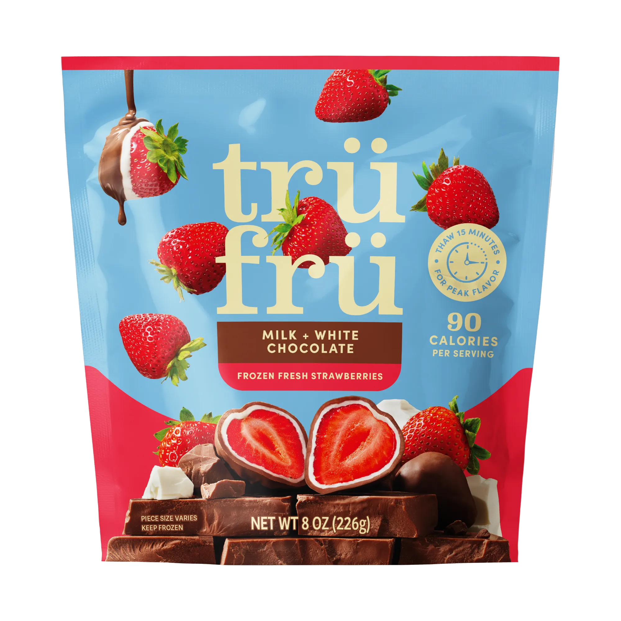 Strawberries Milk & White Chocolate 8 oz